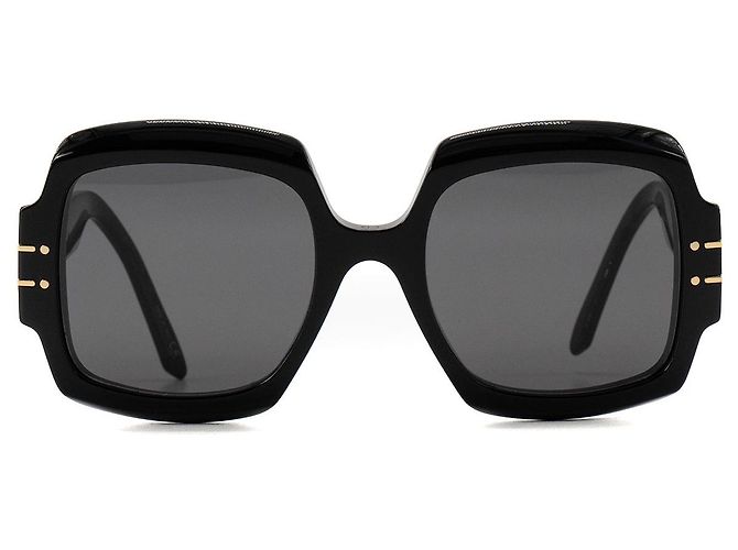 DIOR - Occhiali da sole DiorSignature S1U in acetato nero - vista 2