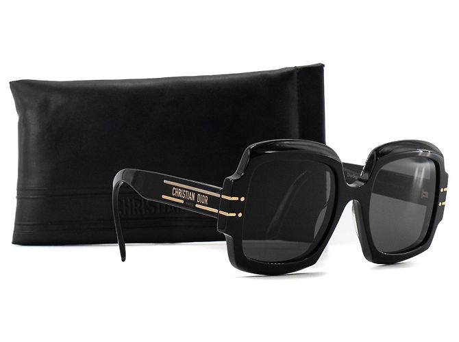 DIOR - Occhiali da sole DiorSignature S1U in acetato nero - vista 6