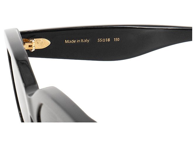 LOUIS VUITTON - Gafas de sol Louis Vuitton de acetato negro - vista 4