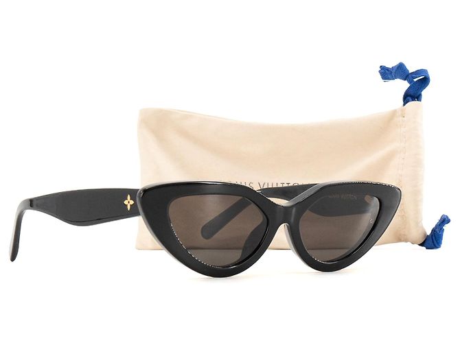 LOUIS VUITTON - Gafas de sol Louis Vuitton de acetato negro - vista 7