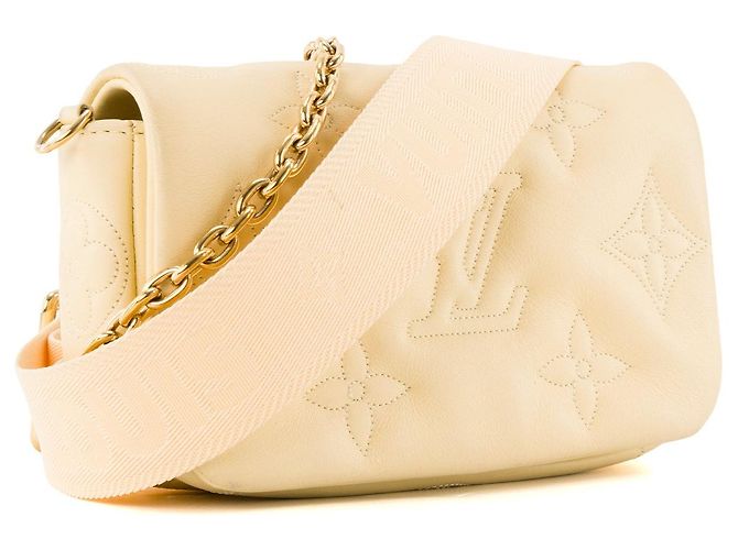 LOUIS VUITTON - Borsa a tracolla Wallet on Strap Louis Vuitton in pelle gialla edizione limitata bubblegram Giallo - vista 2