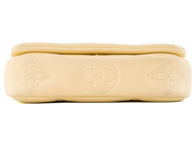 LOUIS VUITTON - Borsa a tracolla Wallet on Strap Louis Vuitton in pelle gialla edizione limitata bubblegram Giallo - vista 4