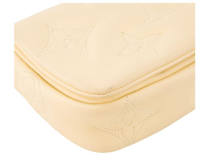 LOUIS VUITTON - Borsa a tracolla Wallet on Strap Louis Vuitton in pelle gialla edizione limitata bubblegram Giallo - vista 6