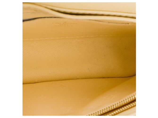 LOUIS VUITTON - Borsa a tracolla Wallet on Strap Louis Vuitton in pelle gialla edizione limitata bubblegram Giallo - vista 8
