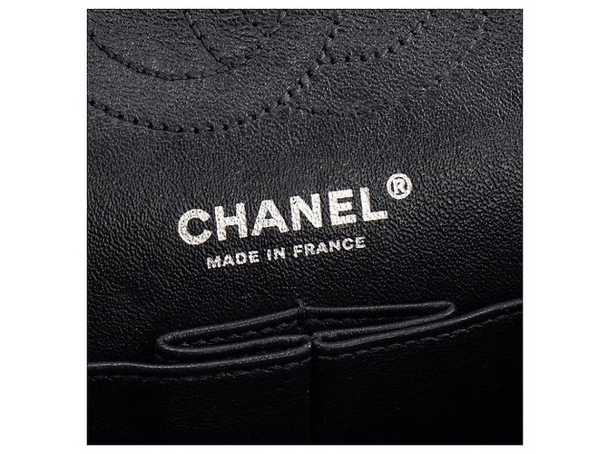 CHANEL - Borsa a Spalla 2.55 Mini Chanel in Pelle Pieghettata Blu Mezzanotte Blu navy - vista 7