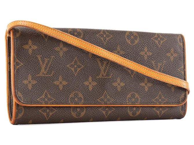 LOUIS VUITTON - Borsa a Spalla Pochette Twin Louis Vuitton in Tela Monogramma Vintage - vista 2