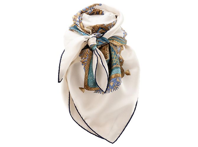 HERMÈS - Foulard 90 Ombre e Luci Hermès in Seta Multicolore - vista 2