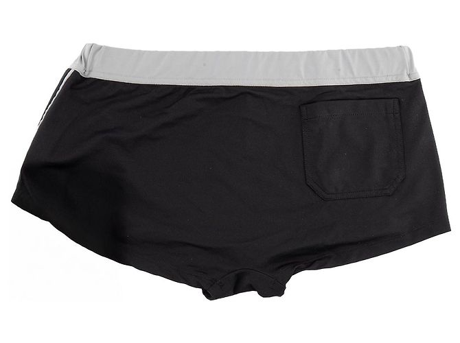 HERMÈS - Badeanzug Hermès aus schwarzem Jersey (M) - Ansicht 2