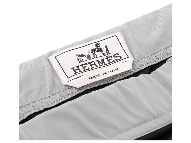 HERMÈS - Badeanzug Hermès aus schwarzem Jersey (M) - Ansicht 3