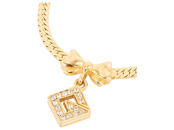 GIVENCHY - Collana a maglie piatte Givenchy in metallo dorato D'oro - vista 2