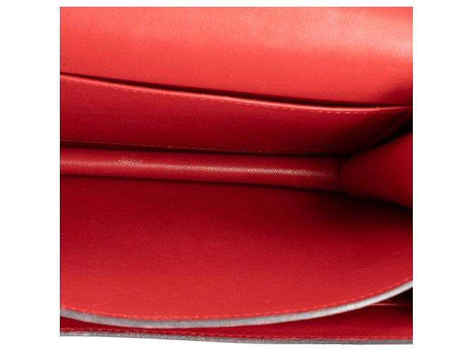 HERMÈS - Borsa a Spalla Constance 18 in Pelle Epsom Rossa Rosso - vista 10
