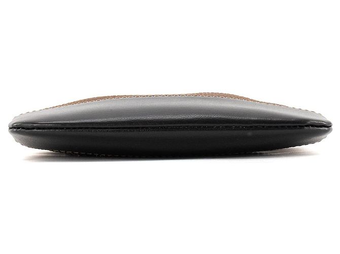 LOEWE - Vintage brown and black leather wallet - view 4