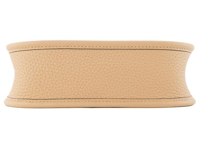 HERMÈS - Borsa a Spalla Evelyne 16 Amazone in Pelle Clemence Polvere Beige - vista 4