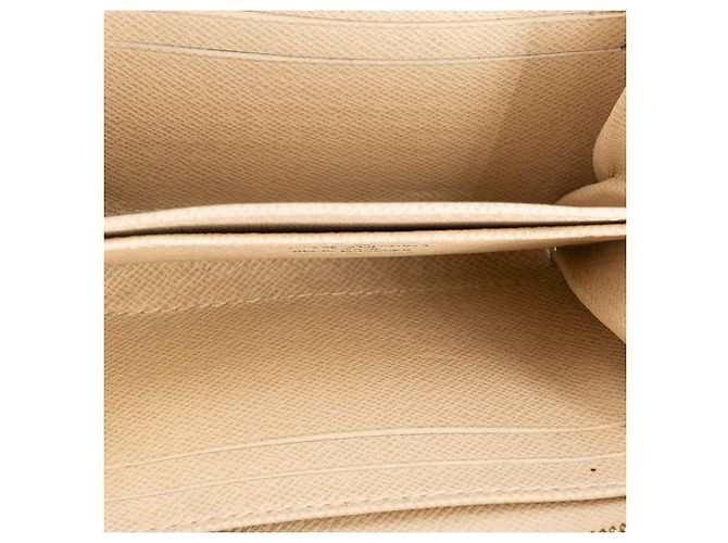LOUIS VUITTON - Zippy Geldbörse Louis Vuitton aus Damier Azur Canvas Beige - Ansicht 7