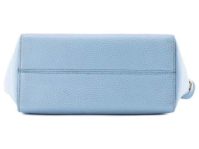GUCCI - Borsa Swing mini Gucci in pelle martellata blu jeans - vista 4