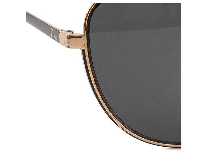DIOR - Occhiali da sole Dior in metallo dorato D'oro - vista 5