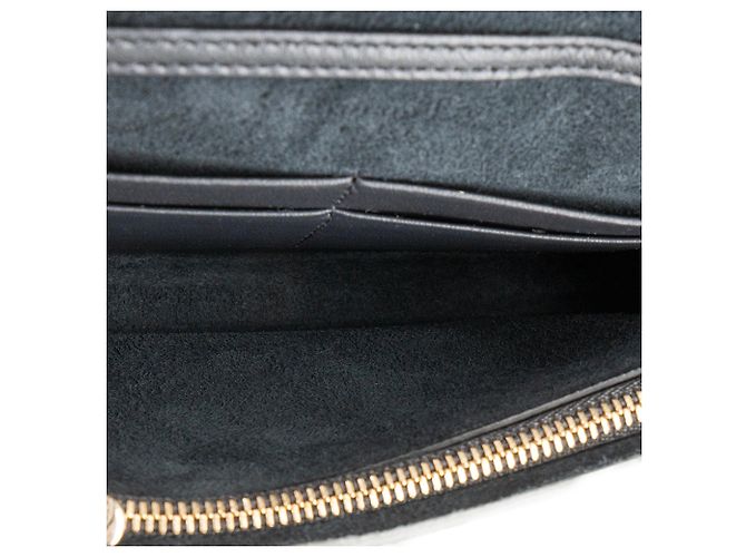DIOR - Bolso Clutch Montaigne de Cuero Micro Cannage Plateado Metálico - vista 7