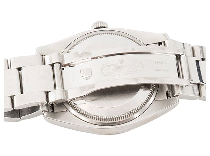 ROLEX - Uhr Oyster Perpetual Date 36 mm aus grauem Stahl Metallisch - Ansicht 4