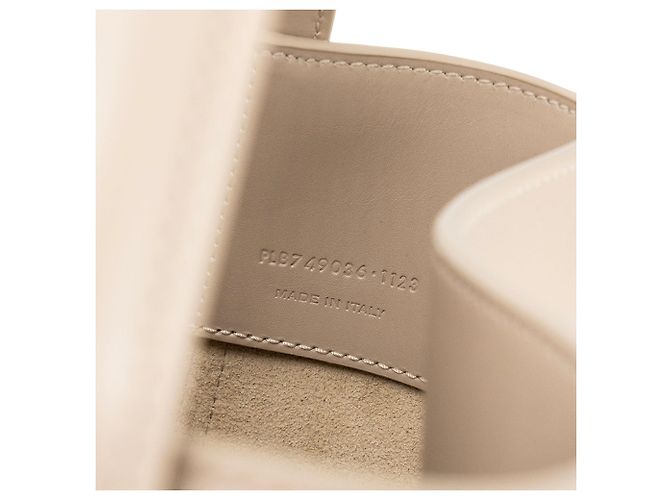 SAINT LAURENT - Borsa a tracolla 37 Small Saint Laurent in pelle liscia taupe Beige - vista 7