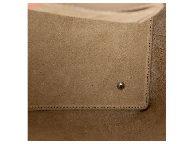 SAINT LAURENT - Borsa a tracolla 37 Small Saint Laurent in pelle liscia taupe Beige - vista 8