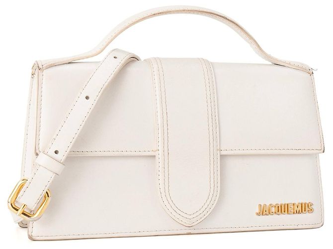 JACQUEMUS - Borsa a Spalla Bambino Jacquemus in Pelle Liscia Bianca Bianco - vista 2