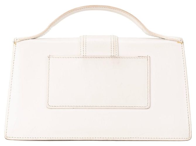JACQUEMUS - Borsa a Spalla Bambino Jacquemus in Pelle Liscia Bianca Bianco - vista 3