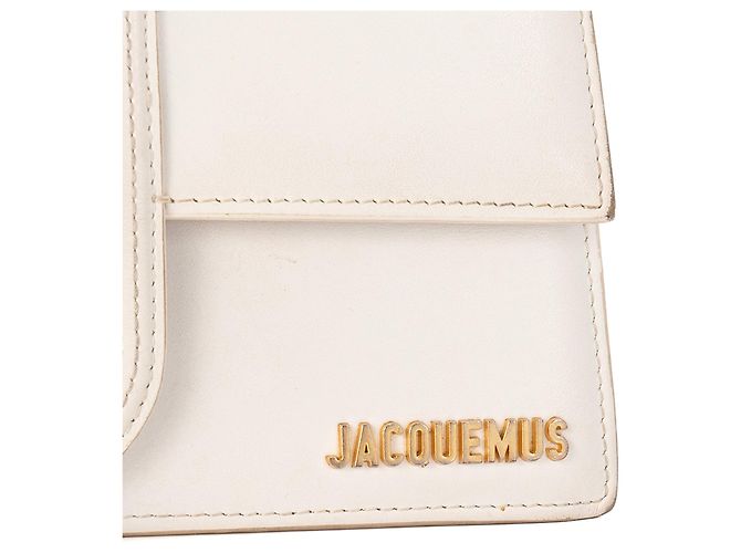 JACQUEMUS - Borsa a Spalla Bambino Jacquemus in Pelle Liscia Bianca Bianco - vista 5
