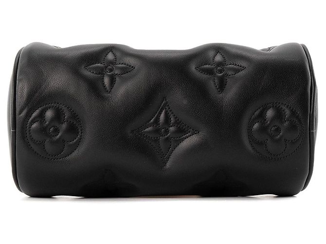LOUIS VUITTON - Borsa a tracolla Papillon BB Bubblegram Louis Vuitton in pelle nera edizione limitata Nero - vista 4