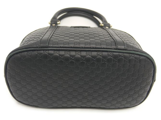 Borsa a mano/spalla Gucci Micro GG Nero - vista 3