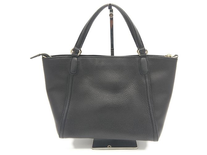 Borsa in pelle Gucci Soho Nero - vista 2