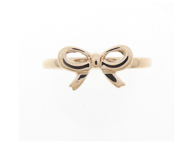 Autre Marque Anello a nastro in oro rosa NOJESS K10 - vista 2