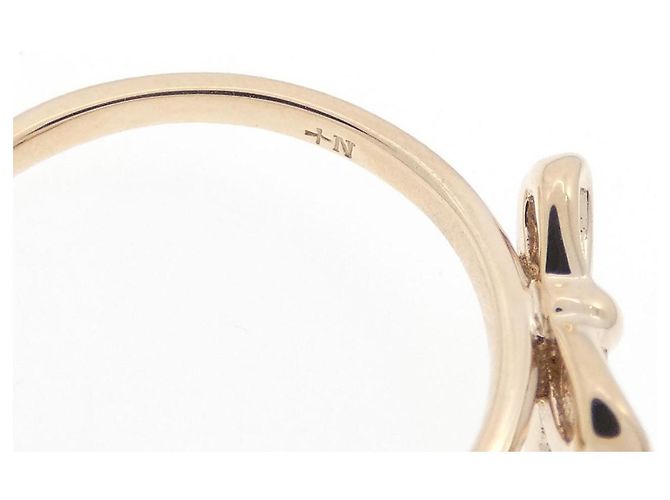 Autre Marque Anello a nastro in oro rosa NOJESS K10 - vista 4