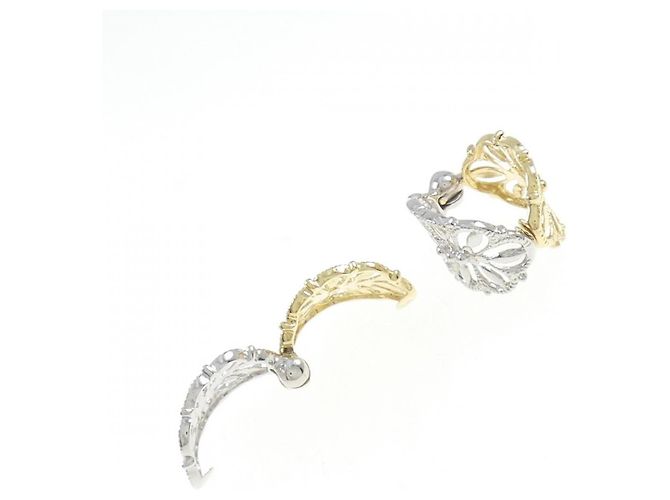 Autre Marque Au750 Ohrringe Golden - Ansicht 3