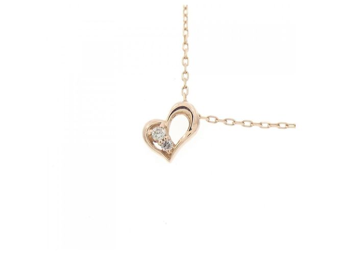 Autre Marque Collana in diamante in oro rosa K10 - vista 3