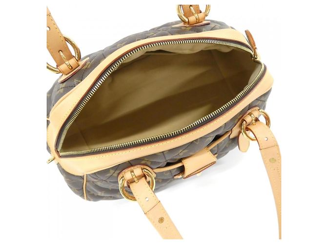 Borsa a mano Bowling Monogram Louis Vuitton Marrone - vista 9