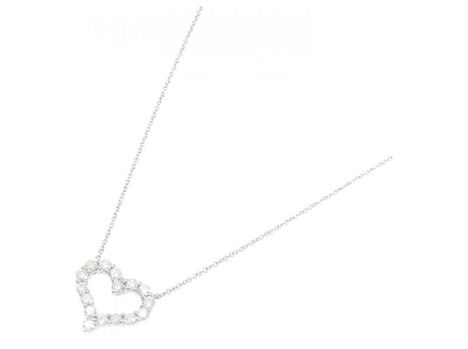 Collana Piccolo Cuore Sentimentale in Platino Tiffany & Co. Argento - vista 2