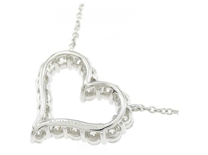 Collana Piccolo Cuore Sentimentale in Platino Tiffany & Co. Argento - vista 4