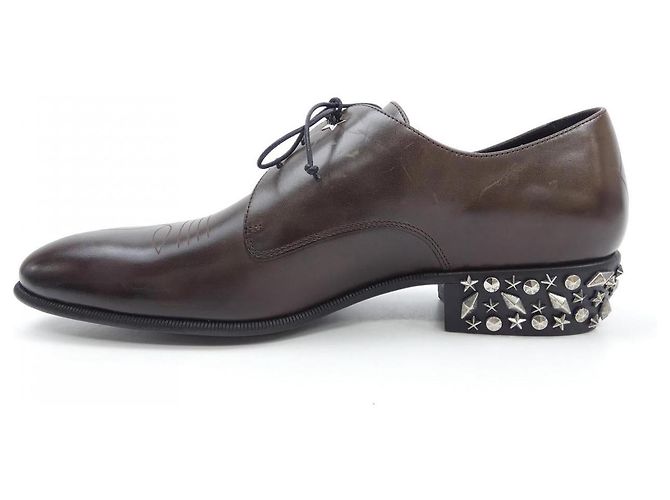 Leder Schuhe JIMMY CHOO Braun - Ansicht 2