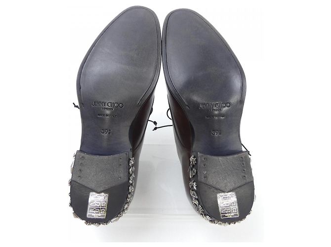 Leder Schuhe JIMMY CHOO Braun - Ansicht 4