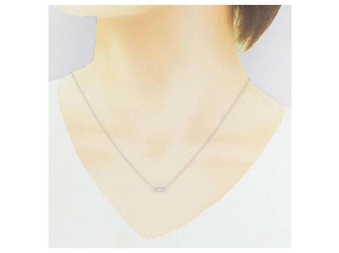 Autre Marque Collana in diamante in oro bianco Au750 Argento - vista 6