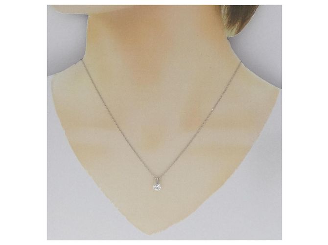 Autre Marque Collana in diamante Pt900 Pt850 Argento - vista 6