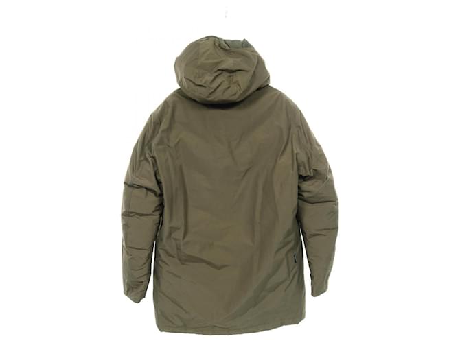 Chaqueta de plumón de algodón WOOLRICH Verde Caqui - vista 2