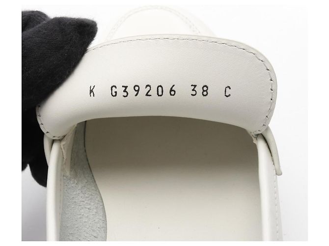 Timeless Chanel Leder-Loafer Weiß - Ansicht 6