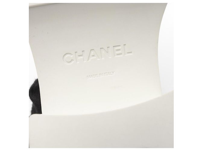 Timeless Chanel Leder-Loafer Weiß - Ansicht 7