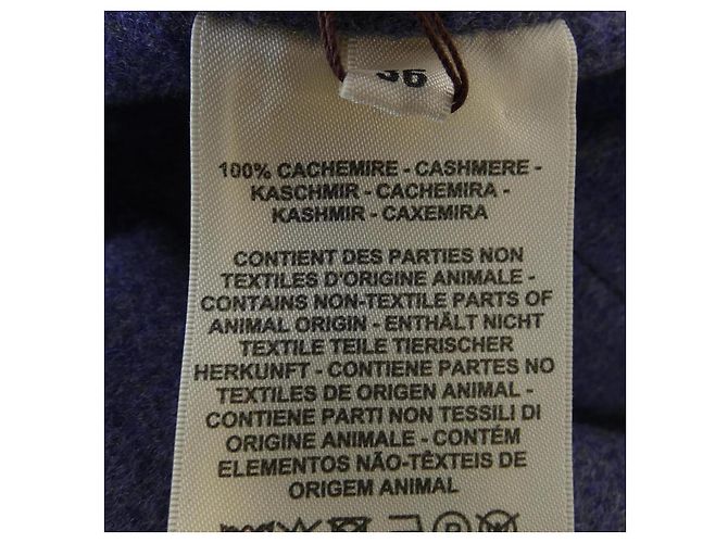 Chaqueta de cachemira Hermès Azul - vista 3