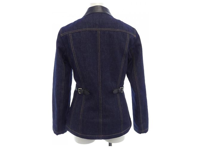 Hermès Chaqueta de mezclilla Hermes Azul Azul marino - vista 2