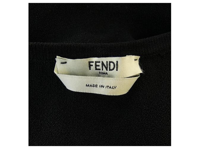 Fendi Kleid FZD981 0ZM Schwarz - Ansicht 5