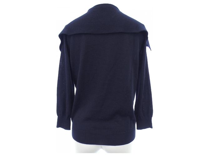 Malhas de seda e cashmere Christian Dior Azul Azul marinho - vista 2