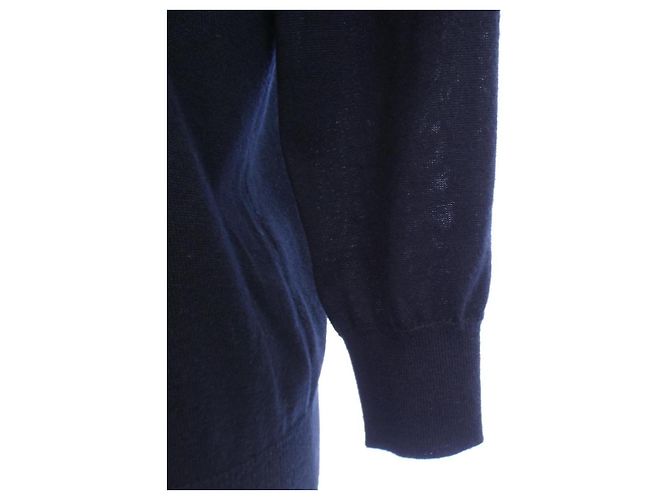 Malhas de seda e cashmere Christian Dior Azul Azul marinho - vista 6