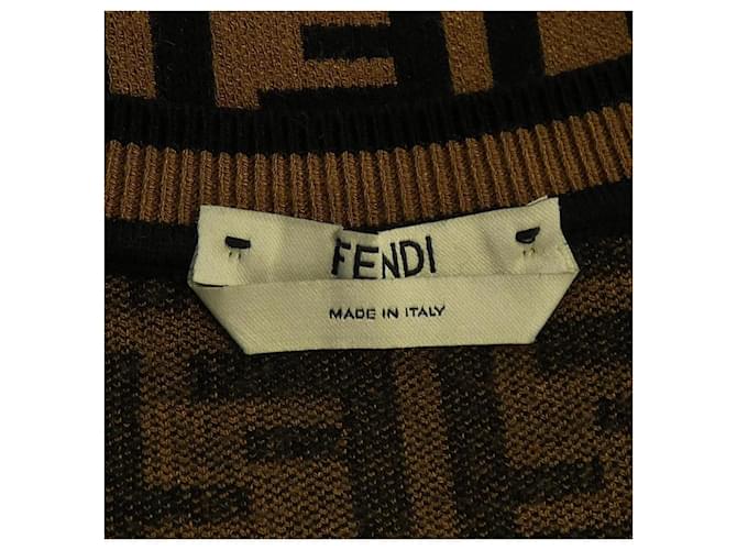 Fendi Strickware Braun Schwarz - Ansicht 5